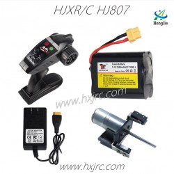 HONGXUNJIE HJ807 Boat Parts Transmitter, Battery and Motor kit