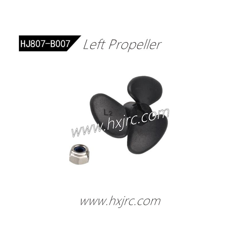 HONGXUNJIE HJ807 Boat Parts Left Propeller