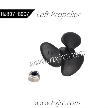 HONGXUNJIE HJ807 Boat Parts Left Propeller HONGXUNJIE HJ807 Boat Parts Left Propeller