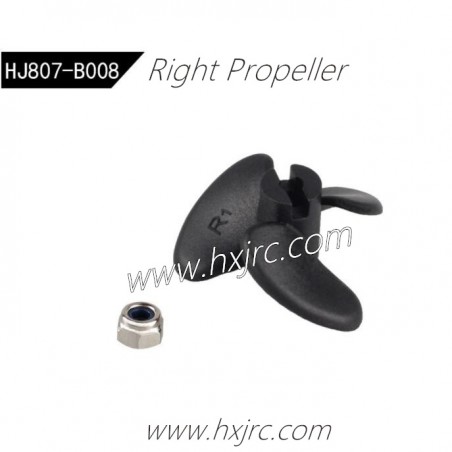 HONGXUNJIE HXJ HJ807 Boat Parts Right Propeller