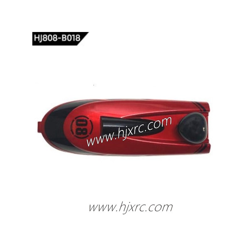 HONGXUNJIE HJ808 2.4Ghz RC Boat Parts Top Cover Red