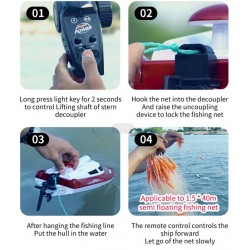 HXJ HJ809 2.4Ghz Fishing RC Boat