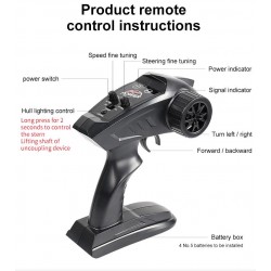 HXJ HJ809 2.4Ghz RC Boat Transmitter