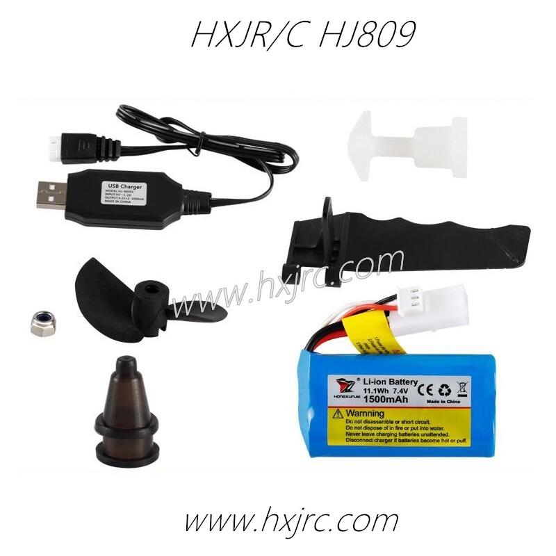 Hongxunjie HXJ HJ809 RC Boat Wearing parts List
