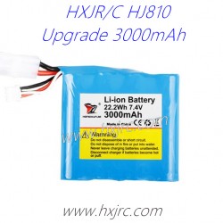 HONGXUNJIE HXJ HJ810 RC Boat Parts Upgrade Battery 7.4V Li-ion 3000mAh