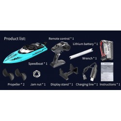 HJX HJ811 RC Boat Package list