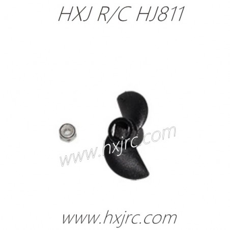 HONGXUNJIE HJ811 RC Boat Parts Propeller with Nut