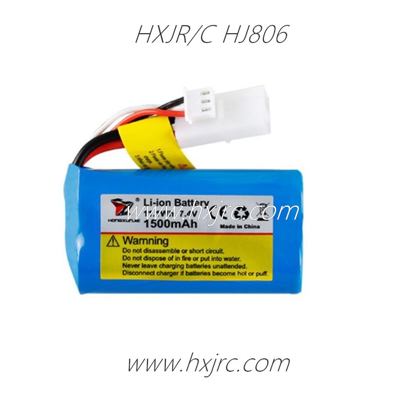 HONGXUNJIE HJ806 Parts 7.4V Li-ion Battery 1500mAh B001