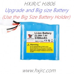 HONGXUNJIE HJ806 RC Boat Upgrade Parts 7.4V 3000mAh Li-ion Battery