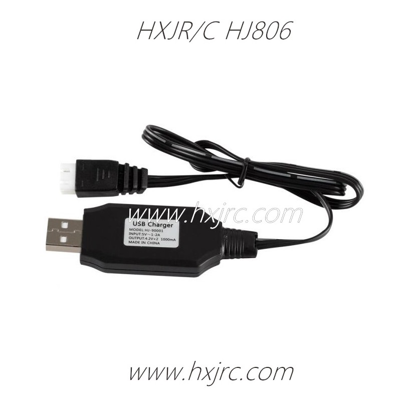 HONGXUNJIE HJ806 Parts 7.4V USB Charger, HXJ RC Boat Parts