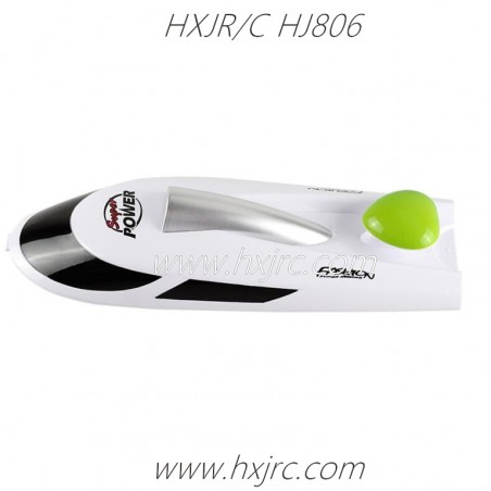 HXJ HJ806 RC Boat Parts Upper Cover Assembly Orange