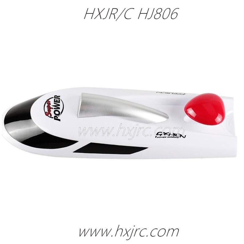 HXJ HJ806 RC Boat Parts Upper Cover Assembly Red